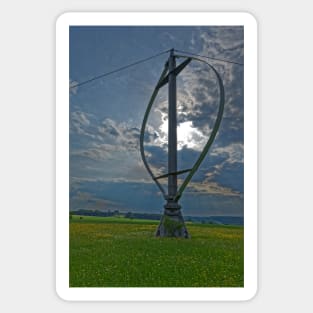 Darrieus wind rotor, Heroldstatt Sticker